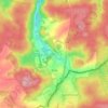 Brûly topographic map, elevation, terrain