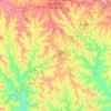 São Lourenço do Oeste topographic map, elevation, terrain