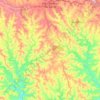 São Lourenço do Oeste topographic map, elevation, terrain