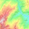 Manta topographic map, elevation, terrain