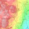 Apples topographic map, elevation, terrain