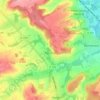 Ponchon topographic map, elevation, terrain