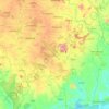 Gôh-Djiboua topographic map, elevation, terrain