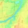 Wrightstown topographic map, elevation, terrain