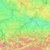 Haute-Autriche topographic map, elevation, terrain