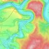 Helmarshausen topographic map, elevation, terrain