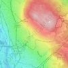 Fluntern topographic map, elevation, terrain