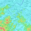 Xiaoshan District topographic map, elevation, terrain
