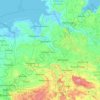 Niedersachsen topographic map, elevation, terrain