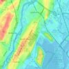 Lyndhurst topographic map, elevation, terrain