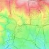 Lideta topographic map, elevation, terrain