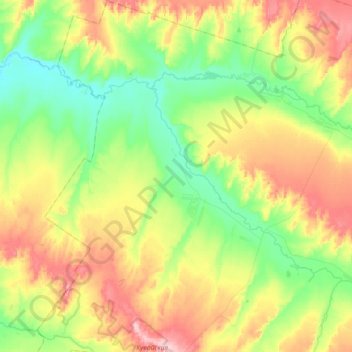 Преторийский сельсовет topographic map, elevation, terrain