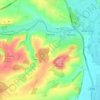 Odstock topographic map, elevation, terrain