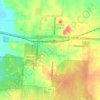 Knob Noster topographic map, elevation, terrain