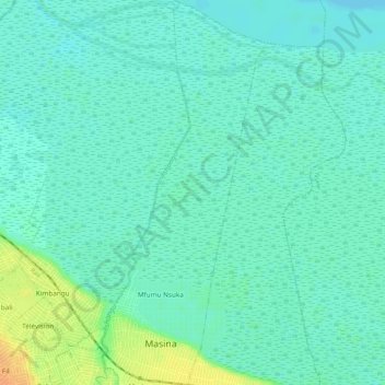 Mapela topographic map, elevation, terrain