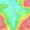 Brécy topographic map, elevation, terrain