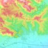 Domunoas/Domusnovas topographic map, elevation, terrain