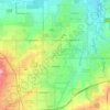 Lafayette topographic map, elevation, terrain