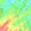Aylesham topographic map, elevation, terrain