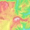 Montdardier topographic map, elevation, terrain