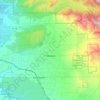 Yucaipa topographic map, elevation, terrain