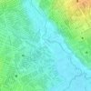 Bukama topographic map, elevation, terrain