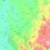 Blue Nile topographic map, elevation, terrain