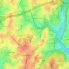 Glenmont topographic map, elevation, terrain