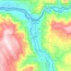 Glenwood Springs topographic map, elevation, terrain