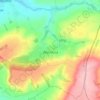 Whichford topographic map, elevation, terrain