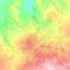 Bulawayo Province topographic map, elevation, terrain