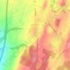 Bettens topographic map, elevation, terrain