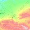 Dangchengwan topographic map, elevation, terrain
