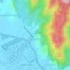 Saudade topographic map, elevation, terrain