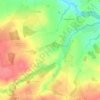 Pitchford topographic map, elevation, terrain