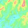 三墩乡 topographic map, elevation, terrain