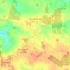 Bradfield St George topographic map, elevation, terrain