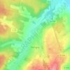 Perrigny topographic map, elevation, terrain