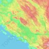Trebišnjica topographic map, elevation, terrain