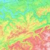 Ennepe-Ruhr-Kreis topographic map, elevation, terrain
