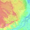Almeirim topographic map, elevation, terrain
