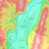 Kazachinsk topographic map, elevation, terrain