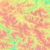 Bota topographic map, elevation, terrain