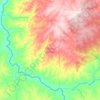 Chembe District topographic map, elevation, terrain