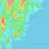 Gijang-gun topographic map, elevation, terrain