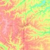 Clarke County topographic map, elevation, terrain