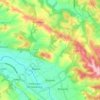 Bugnein topographic map, elevation, terrain