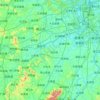 湘潭市 topographic map, elevation, terrain