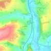 Newton topographic map, elevation, terrain