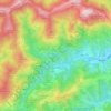 Zubieta topographic map, elevation, terrain